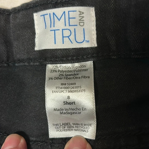 Boot Cut Black Denim Jeans with Slit Hem - NWT - Picture 3 of 9